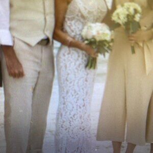 Beautiful full length lined formal dress, Size XS